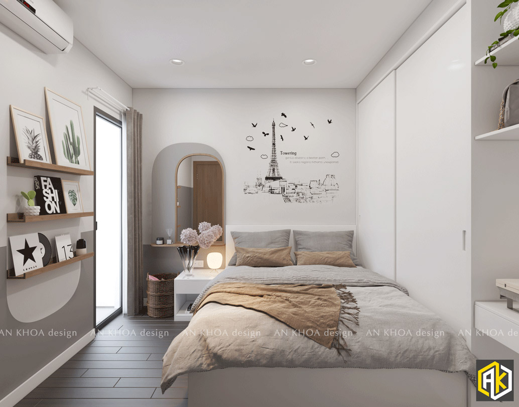 Tận dụng không gian để tô điểm phòng ngủ của bạn với vật liệu trang trí