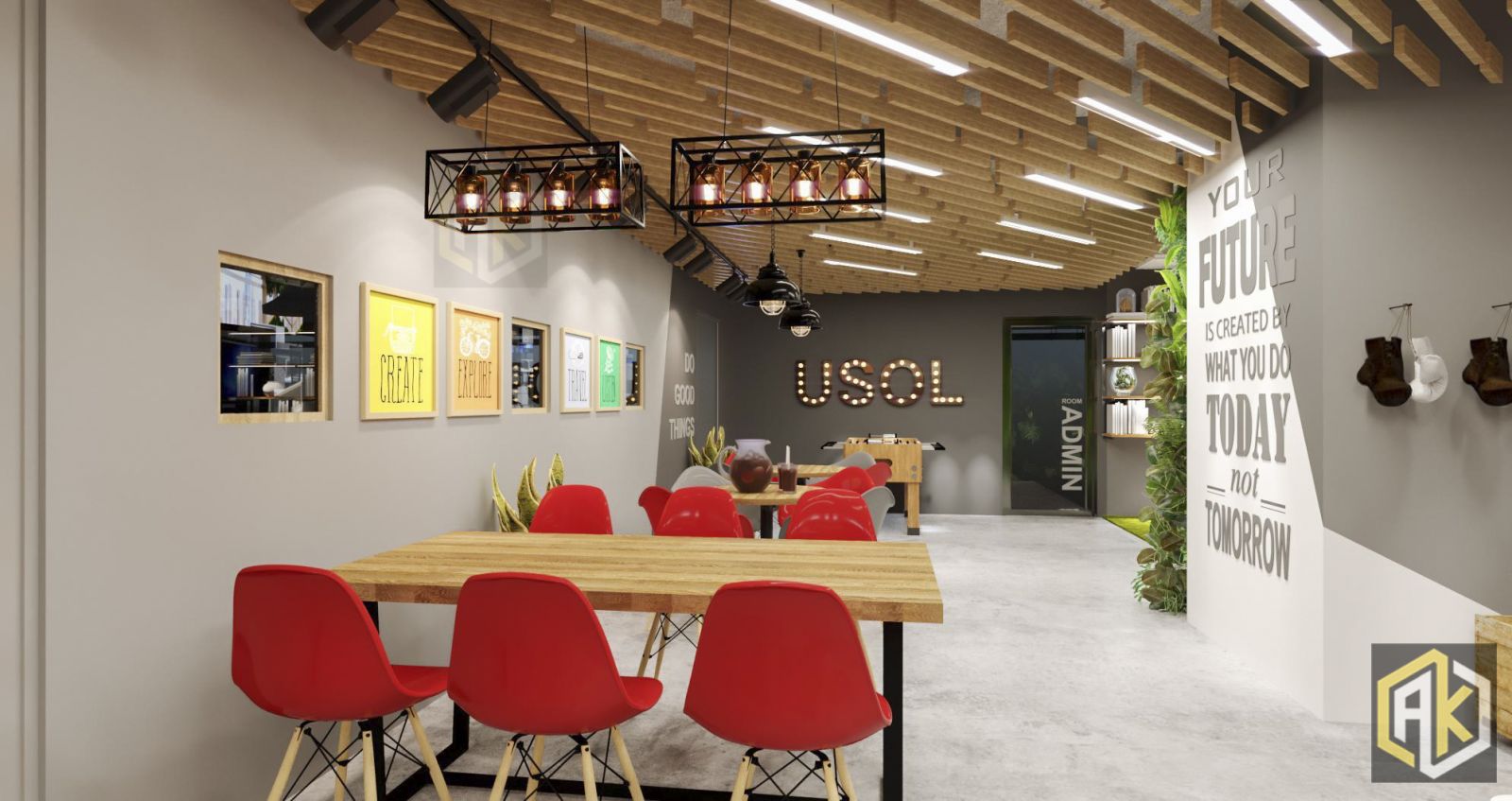 Thực tế cải tạo văn phòng USOL