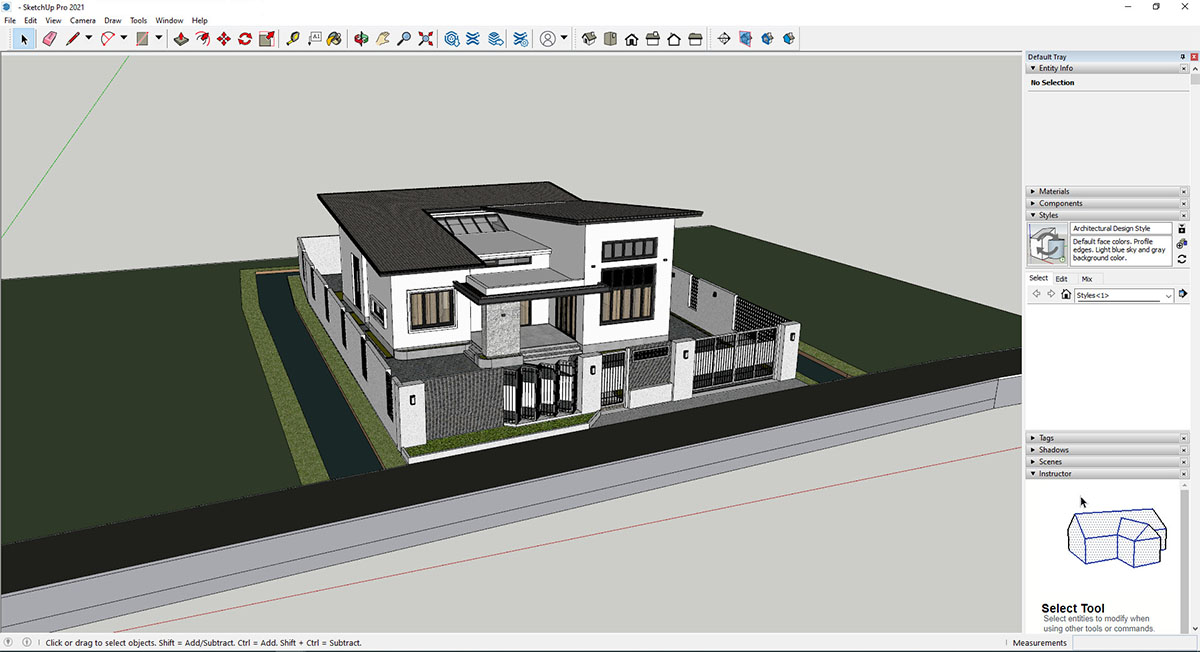 Phần mềm thiết kế nội thất 3D SketchUp Pro