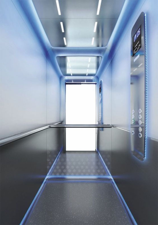 Phong cách thiết kế thi công nội thất thang máy - Phong cách Hitech 09