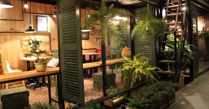 Thiết kế quán cafe không gian nhỏ