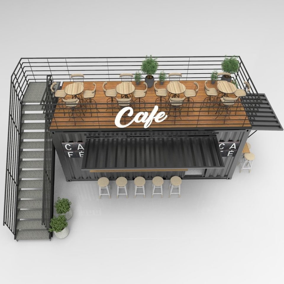 Cải tạo nhà cũ thành quán cafe