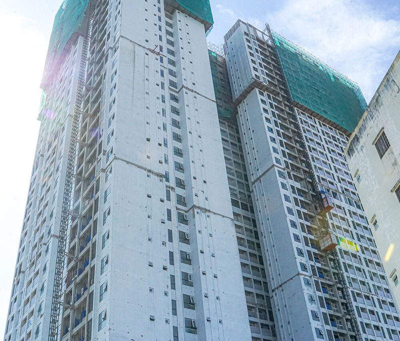 tiến độ dự án mặt bằng chung cư opal skyline