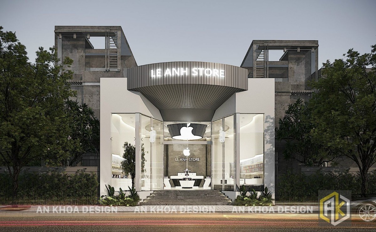 Thiết kế kiến trúc dự án thương mại store cửa hàng