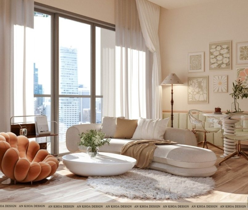Thiết kế nội thất chung cư 40m2