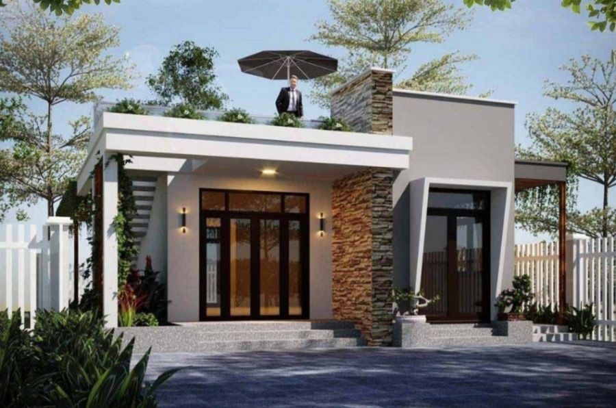 Mẫu thiết kế nhà 1 tầng
