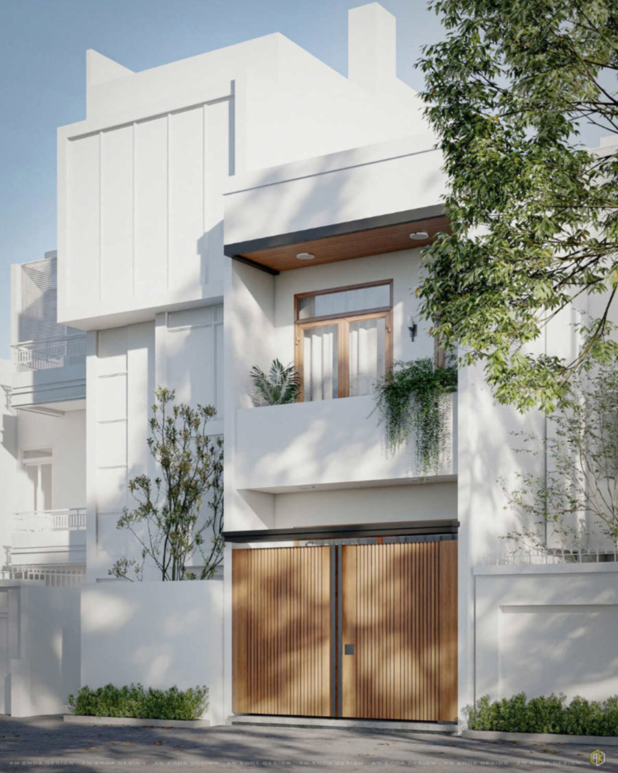 Mẫu thiết kế nhà phố 7x7m 