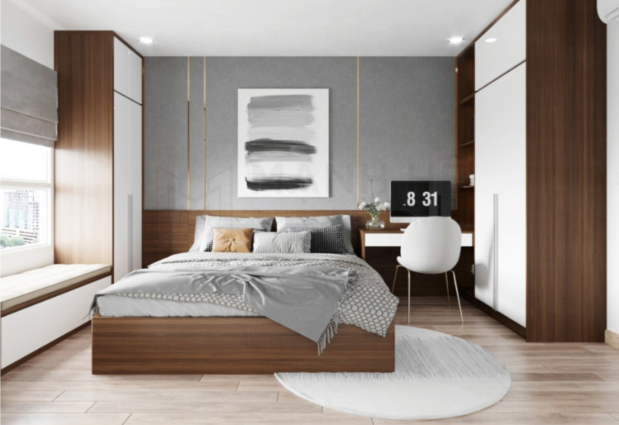 Mẫu thiết kế nội thất phòng ngủ đẹp hiện đại 