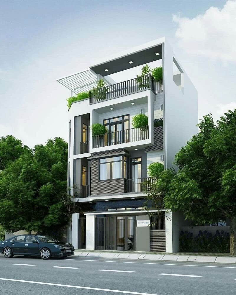 Nhà phố tối giản toát lên vẻ đẹp thanh lịch, hiện đại và dễ chịu