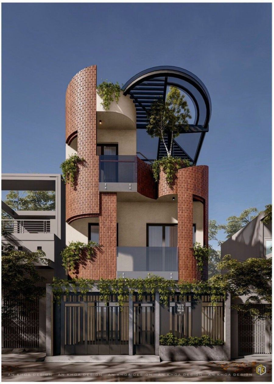 Thiết kế nhà phố 7x14m