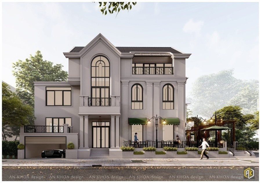 Thiết kế nhà mặt tiền 11m