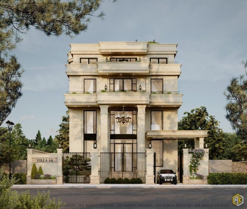 Thiết kế nhà phố 9x9m