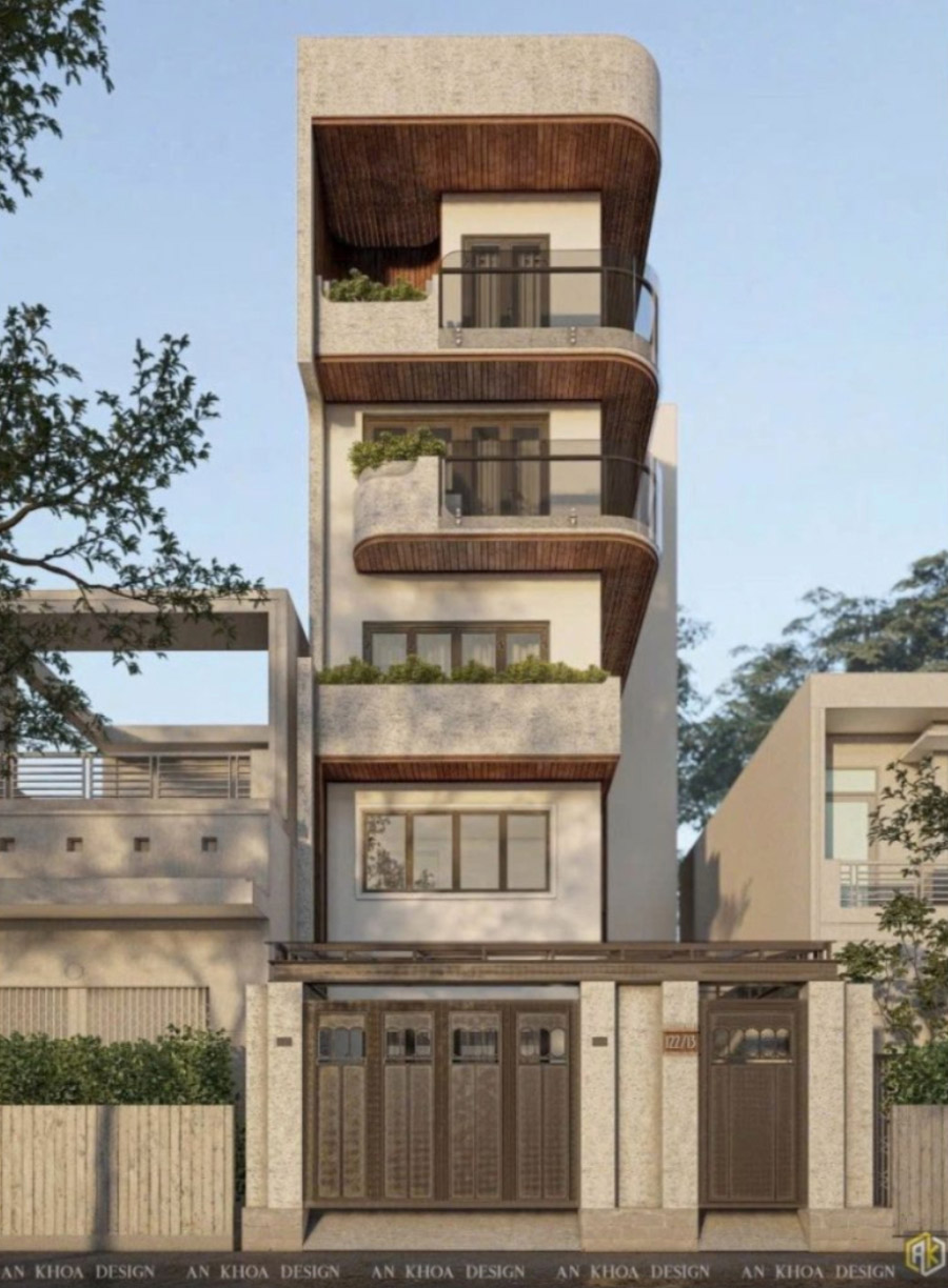 Thiết kế nhà rộng 7m dài 16m